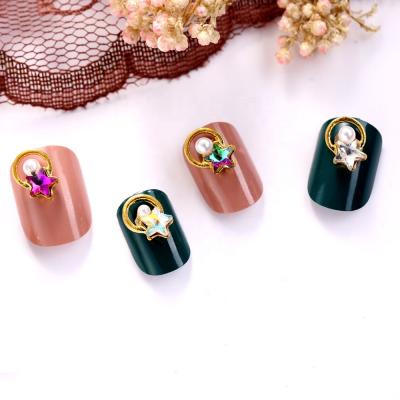 China Modern Rhinestones Metal Inlay Nail Art Decorations For Nail Art Sticker Zircon Diamond Accessories Te koop