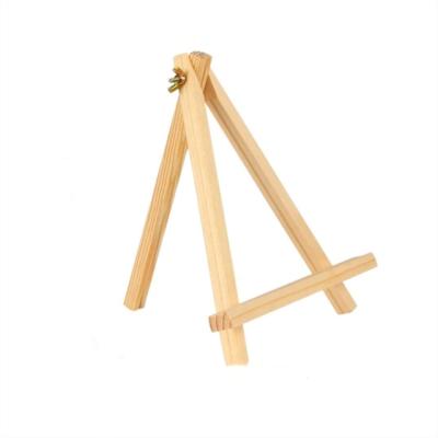 China Factory Adjustable Professional Handmade Triangle Cell Phone Wood Stand for sale