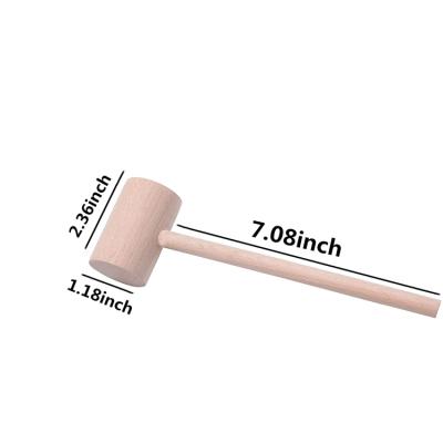 China Free Shipping Customized Mini Mordern Handmade Natural Wooden Mallet for sale