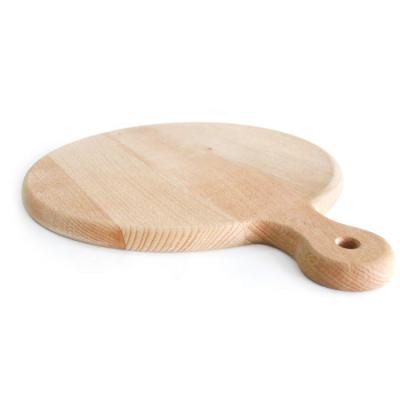 China Excellent Sustainable Hardwood Cutting Board Round Wooden Tray Pizza Dish For Oven for sale