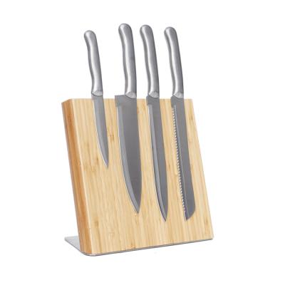 China Viable Made In China 2020 Trend Knives Block Bamboo Magnetic Knife Holder for sale