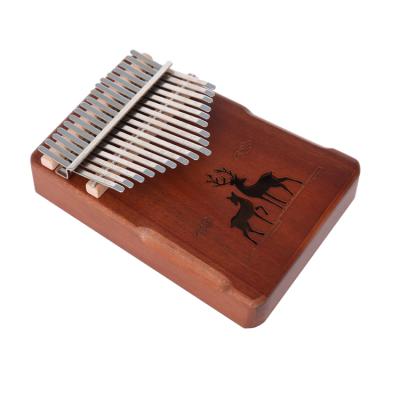 China Mini Musical Instrument Made in China New Product Wooden Finger Piano Wooden Kalimba for sale