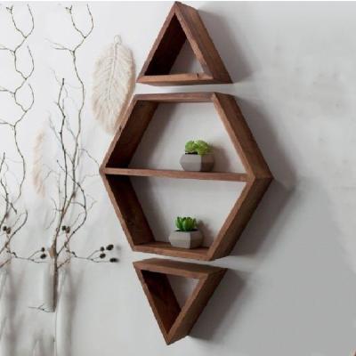 China (Size)Adjustable Handmade Customized Wall Mount Corner Wall Shelf For Bedroom for sale