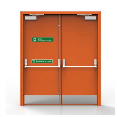 China Modern High Quality Service Powder Painting Shutter Fd30 Emergency Exit Door for sale