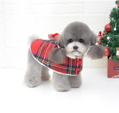 China JXANRY Multi-size Material Polyester Puppy Stocked Christmas Coat Clothes Christmas Dog Clothes for sale