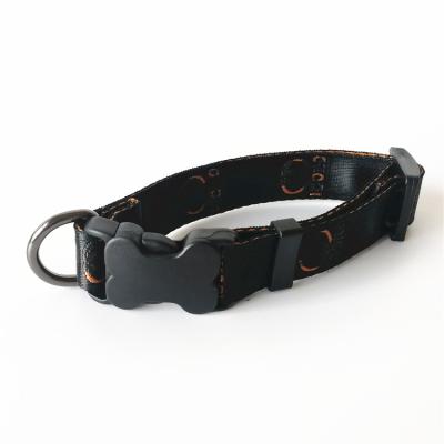 China Custom Luxury Training Custom Tactical Dog Collar Soft Reflective Adjustable Nylon Buckle Heavy Duty Tactical for sale