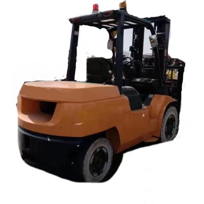 China Building Material Shops 4m Height High Lifting Mast 4.5m Height Toyota 6fd25 6fd30 Triplex Forklift For Sale for sale