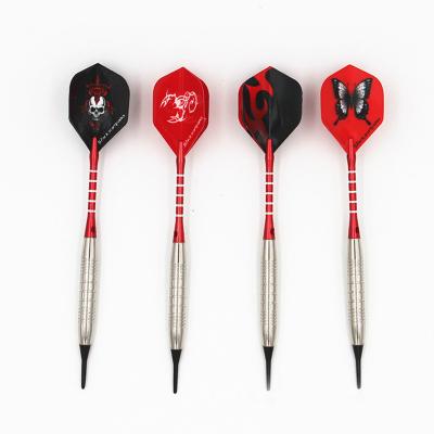 China Steel Barrel Soft Tip Safety Darts With Customized Dart Flights Outdoor Darts Game for sale