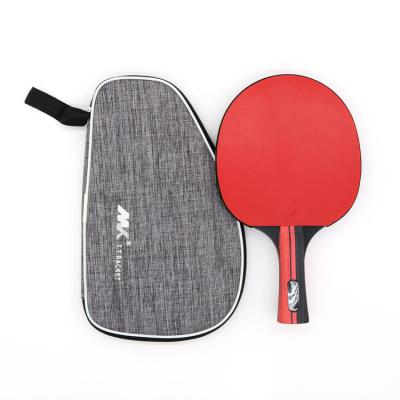 China Small MOQ Complete Customized Star Ping Pong Paddle 7 Layers Wood With Carbon Training Table Tennis Racket With Cartying Bag In Stock for sale