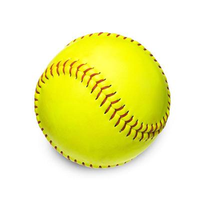 China International Standard 12 Inch Leather Cover Professional Handmade Leather Wood Core Baseball Practice Balls for sale