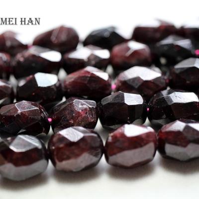 China Wholesale nuggest jewelry design natural garnet with surface easy to cut loose beads stone beads for jewelry making for sale