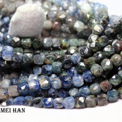 China Wholesale natural stone charm beads 6*6*6mm faceted cube beads in jewelry design Kyanite (62beads/strand) from jewerlry manufacture for sale