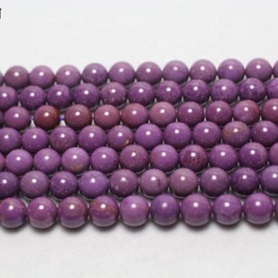 China Natural Gemstones Loose Wholesale 9.5-10mm Naturalmineral Gemstone Semi-precious Stone Phosphosiderite Beads For Jewelry Making for sale