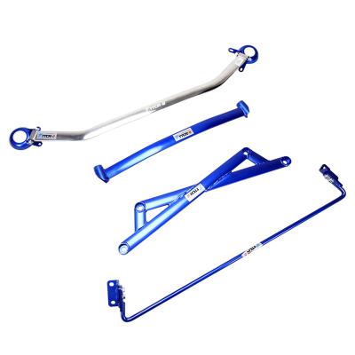 China CITY 2009 High Quality Aluminum Alloy APESER Crider Suspension Front Upper Strut Tower Bar Brace Kit For Honda for sale