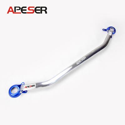 China High Quality Aluminum Alloy Car Front Upper Strut Bar Aluminum For Honda City CRIDER 2009-2014 Racing Reinforce Tower Under Brace Custom Logo for sale