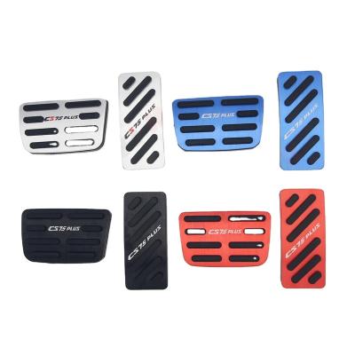 China Aluminum Alloy Car Sports Accelerator No Drill Performance Car Rest Pedal Anti-Slip Brake and Accelerator Set For Changan CS75 Plus for sale