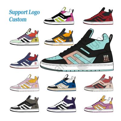 China Fashion Trend Men Sports Shoes Anime Men's White Drop AI Shoes Sneaker Forca 1 Rubber Cheap Walking Shoes for sale