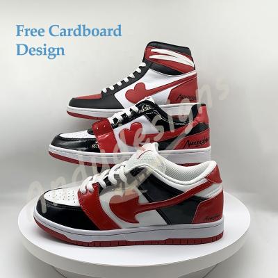 China Fashion Trend China Factory High Quality Shoes Custom Printing Sneakers Sports Basketball Shoes Basketball Sneakers Custom for sale