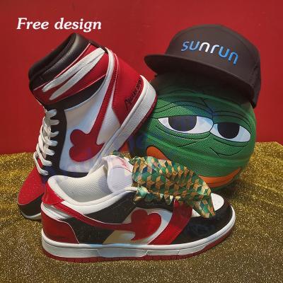 China Fashion Trend Brand Original Logo Sepatu Mens Sneakers Basketball Shoe Men's White Sneakers Sports Shoes for sale