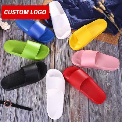 China CUSHIONING color men slipper shoes anti-slip custom slippers brand slide sandal for sale