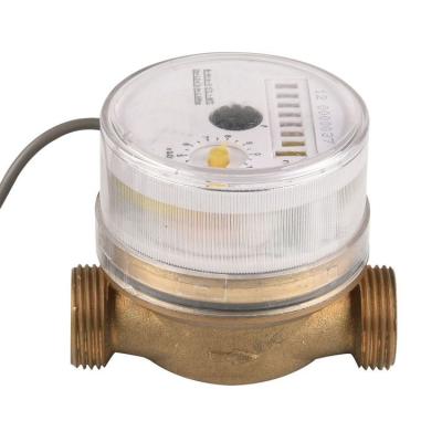 China Brass LXSC-15E Single Jet Dry Type digital water meter for sale