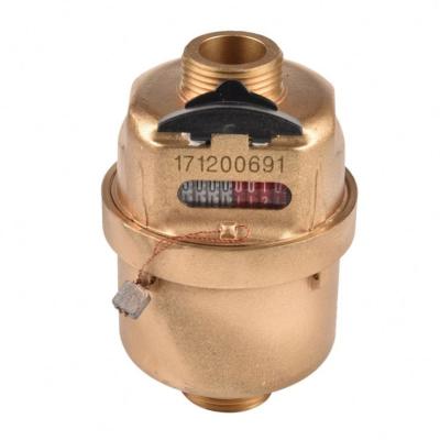 China Brass Hotsales volumetric brass ultrasonic water meter brass body dn20 for sale