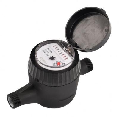 China Plastic R160 Horizontal Volumetric Rotary Piston Water Meter Volumetric Rotary for sale