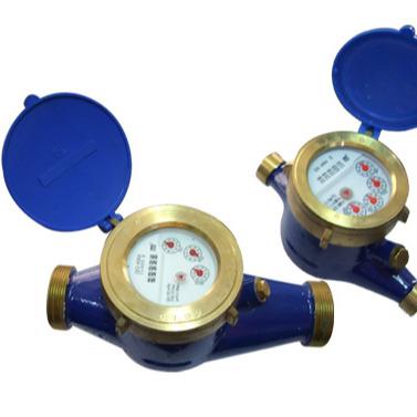 China Brass Rotary Piston Volumetric Water Meter Body Brass Flow Meter for sale