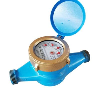 China Multi Iron 20MM Jet Wet Type Iron Body Water Meter for sale