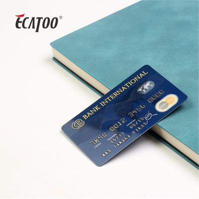 China Waterproof / Waterproof ECATOO Custom Printing RFID Blocking Card Credit Bank Card Business Card Protector for sale