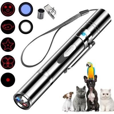 China Best Selling Viable Rechargeable Adjustable Laser Light Pencil Pet Puzzle Cat Indicator Toy 5 Models USB Charging Wholesale From Amazon for sale