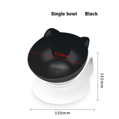 China Wholesale Factory Direct Selling Viable Amazon Style Single Double Raised High Modern 15 Degrees Tilt Dog Cat Food Bowl for sale