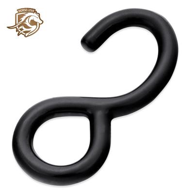 China Heavy Industry 8 Shaped Metal Hook Black Wall Hanger S Hook for sale