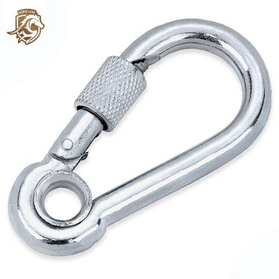 China Heavy Industry Hl106072-106076Climbing Carabiner Single Spring Snap Hooks Round Snap Hook Spring Clips Carabiner Custom Carabiner Snap Hook Trx for sale