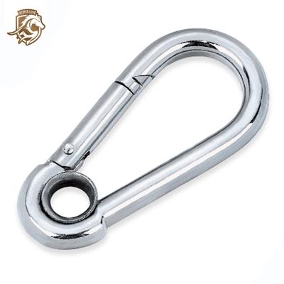 China Heavy Industry Heavy Industry Twist Lock Carabiner Eye Twist Lock Snap Hook Carabiner Snap Hook Hl106040-106044Ss Big for sale