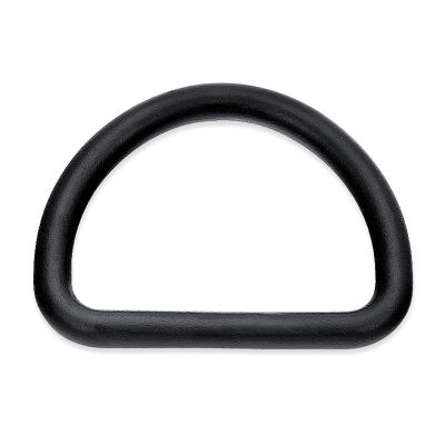 China Malleable Iron Nickel Free Black New Listing Rings Nickel Free D Ring Buckle Collar / Belts For Backpacks /Pet for sale