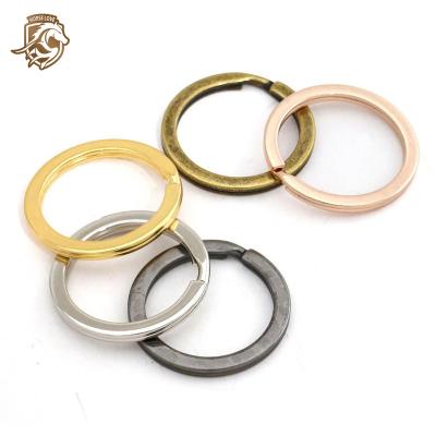 China Hl11615St Big O Ring Key Chain Flat Split Normal Steel Key Ring Keychain O Ring for sale