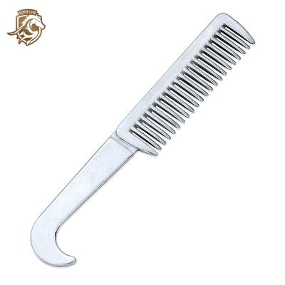 China Fashionalbe Hl11101Al Horse Mane Comb Horse Hair Brush Comb Sets Metal Horse Grooming Combs for sale