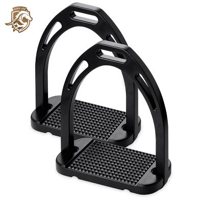 China Fashionalbe Hl11902 Al Aluminum Stirrups Horse Metallic Riding Stirrups For Horses for sale