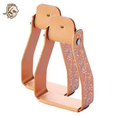 China Fashionalbe Hl11904 Al Rose Polimar Westetn Horse Stirrups Pakistan Horse Stirrup Packing for sale