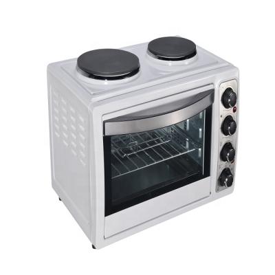 China Garage 38L Capacity With Two Hot Plates Toaster Oven Large Capacity House Use Double Glass for sale