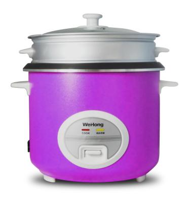 China Tin Plate Housing Electric Straight Rice Cooker 2.2L 900W Hot Safe Auto Cook And Steamer WH50J02 for sale