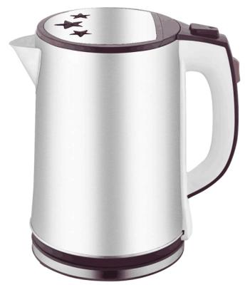 China 360 Degree Rotating Hotel Guest Room Home Appliance Three Base Star On Top 2.5L Large Capacity Electric Kettle rWH1903 for sale