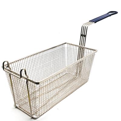 China Latest Wholesale Home Stocked Frying Basket High Quality Metal Frying Basket Frying Basket for sale