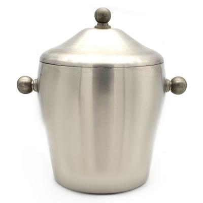 China Stainless Steel Champagne Ice Bucket Heat Insulation Ice Bucket Sustainable Hot-selling Wine Bucket for sale