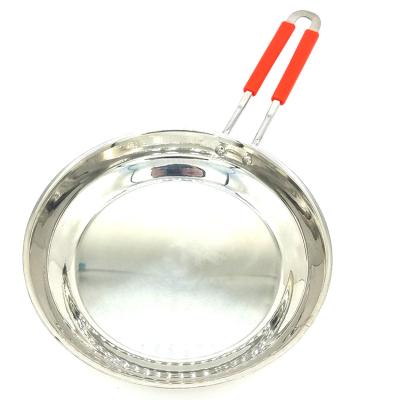 China Non Viable Stick Frying Pan Factory Wholesale Stainless Steel Frying Pan Gift Pan for sale