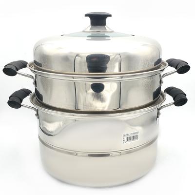 China Makers Stocked Head Universal Stainless Steel Steamer Food Steamer Cooking Pots for sale