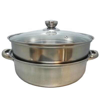 China Kitchen Cookware Food Steamer Kitchen Dish Steamer Multifunctional Stored Stainless Steel Steamer for sale