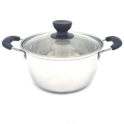 China Wholesale Creative Soup Pot Manufacturer Stainless Steel Pot Cook Stocked Soup for sale