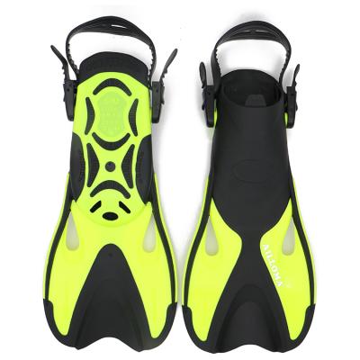 China Durable Eco-Friendly Comfortable Custom Logo Surfing Diving Fins Open Heel TPR Rubber Underwater Sports Snorkeling Fins for sale